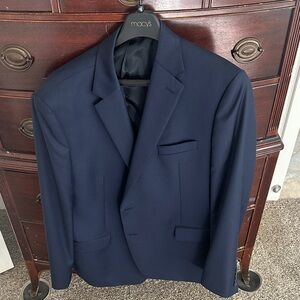 Ralph Lauren Men's Navy Two-Button Suit Jacket